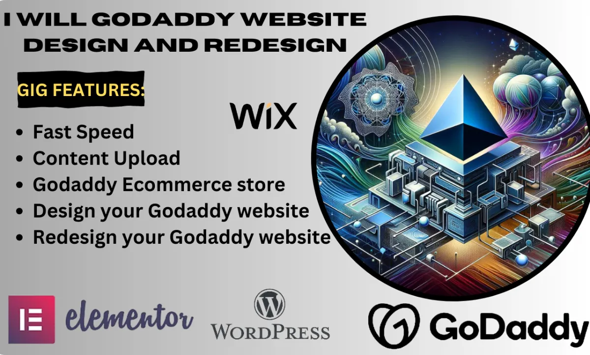 godaddy website design and redesign