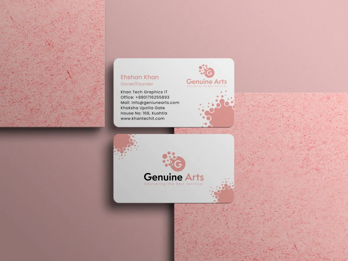 do  professional business card design for you