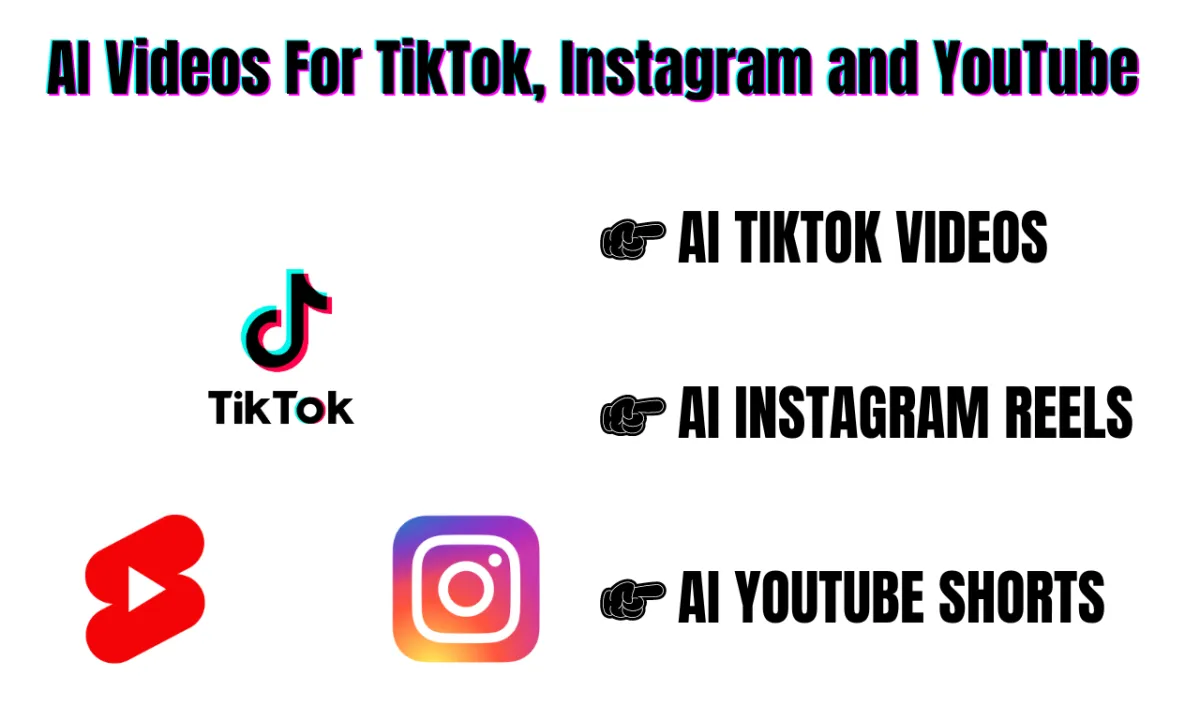 create ai videos for tiktok shop, youtube, and instagram