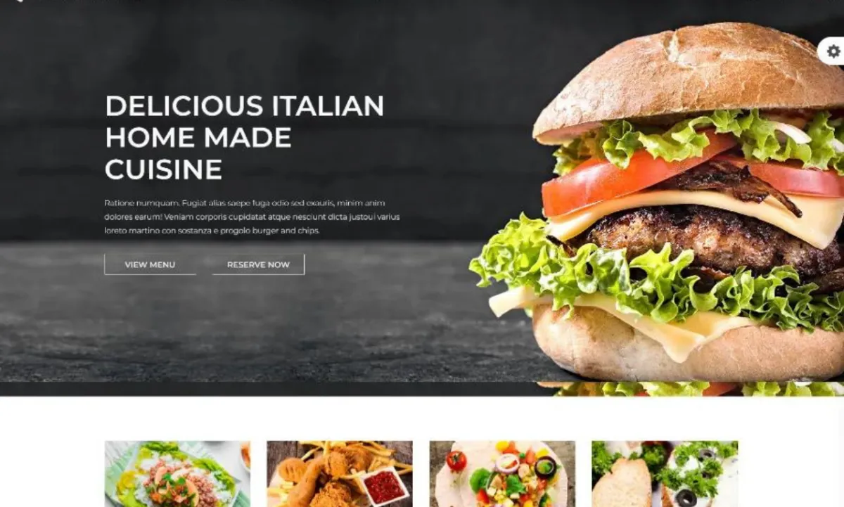 restaurant website, design food website and setup online food ordering