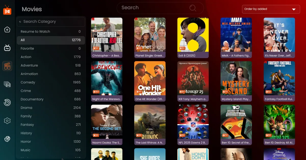 develop a professional iptv App rebrand, smart Tv, ios App with control panel