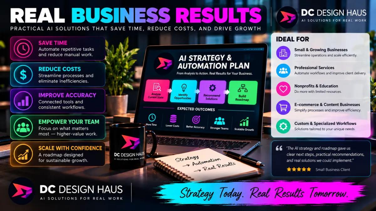 analyze your business workflow and create a practical AI strategy.