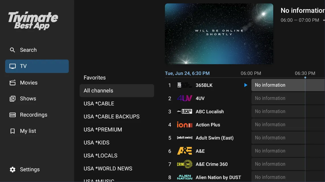 customize android iptv app, tivimate, ibo, xciptv with your logo