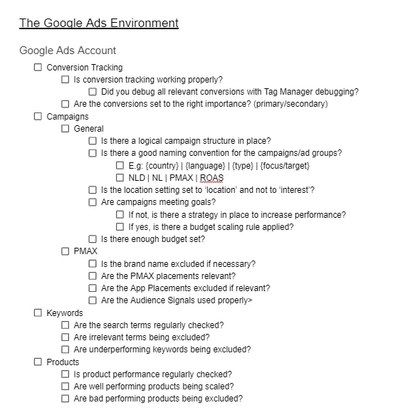 Detailed Google Ads Account Audit with a 1-on-1 Meeting