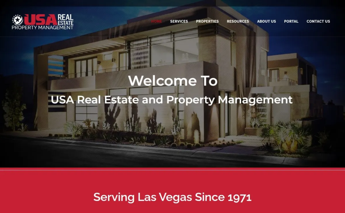 design property management website, vacation website, short term rentals