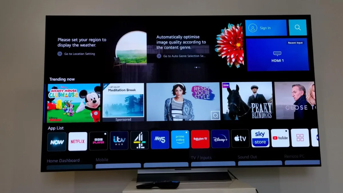 develop a samsung tizen or lg webos smart TV streaming app, iptv