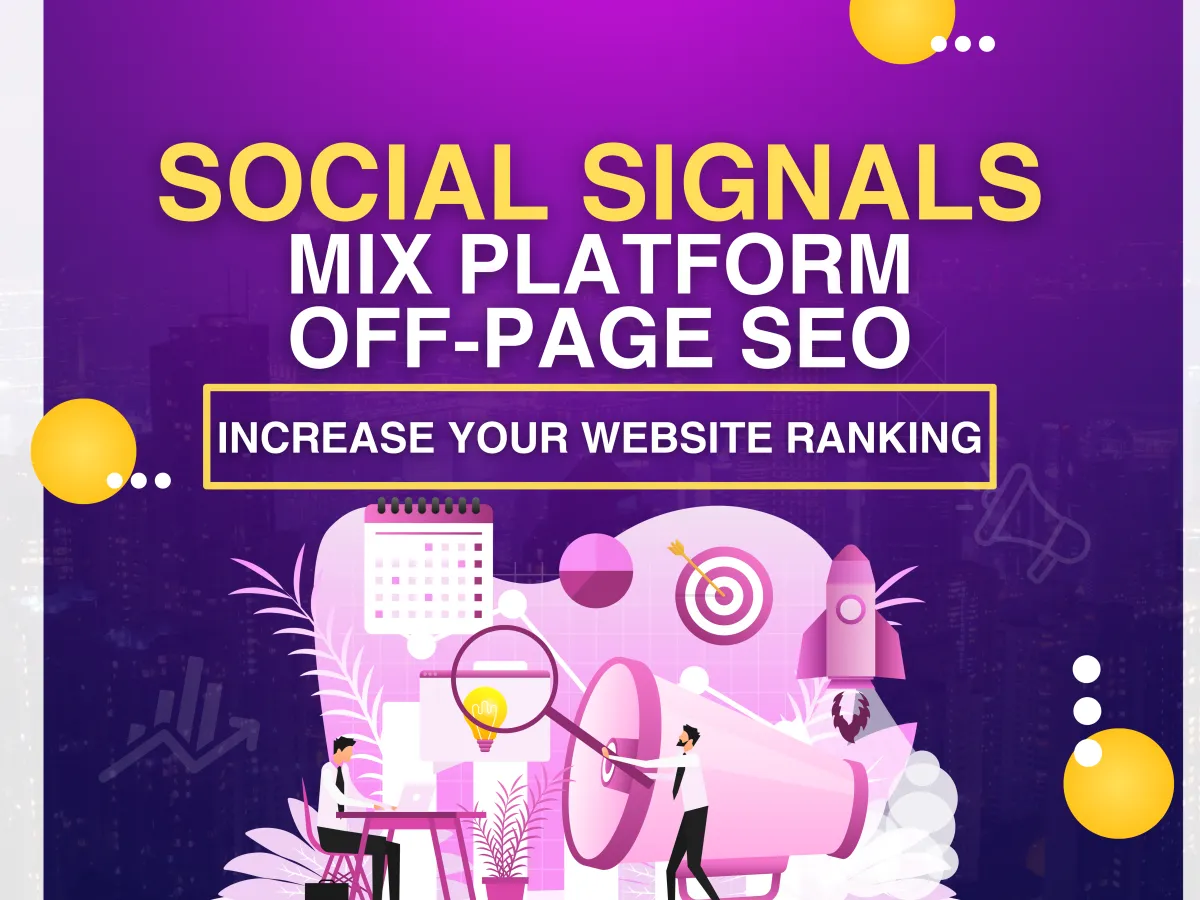 Provide 5000 Mix Social Signals for Your Website Promotion and Google Rank