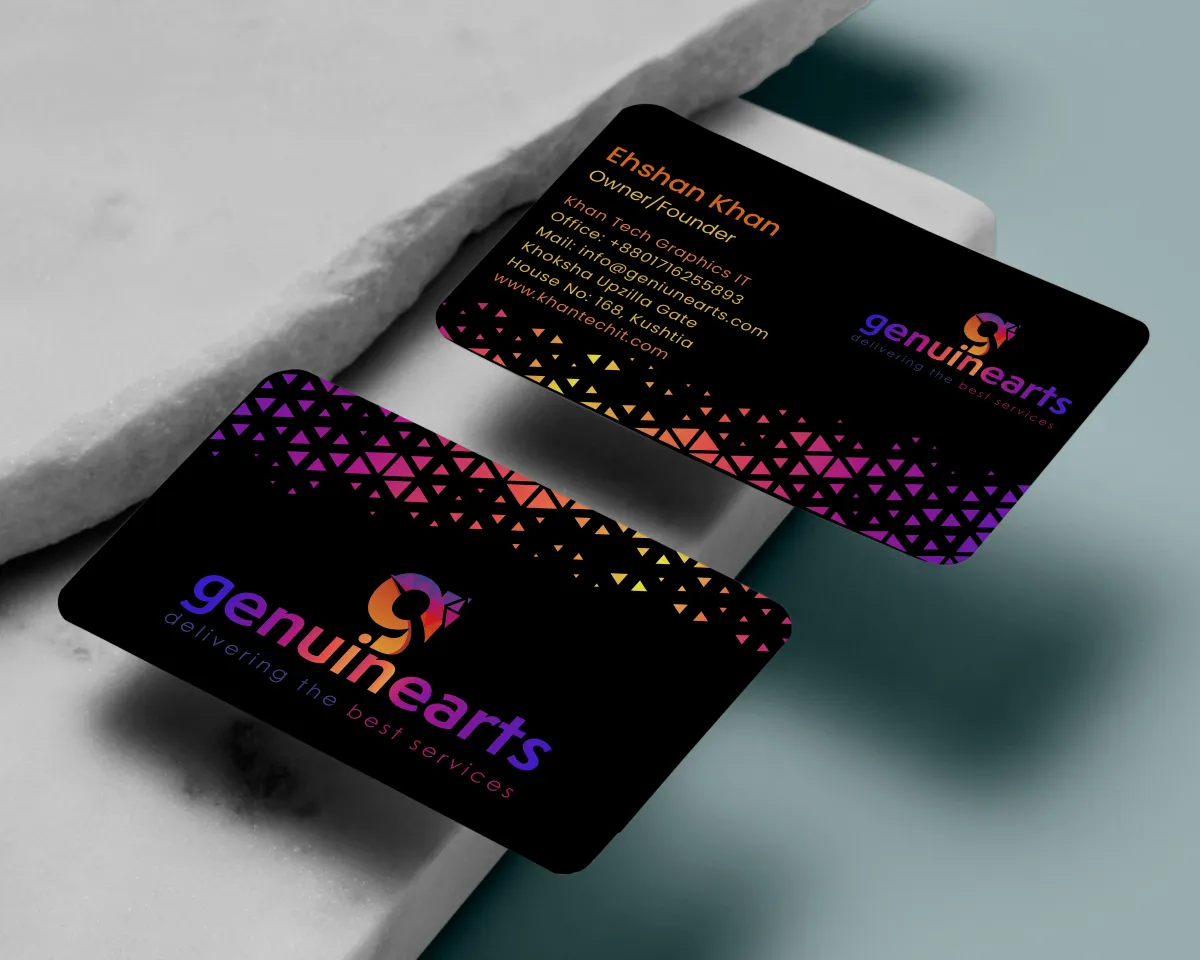 do  professional business card design for you