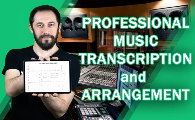 create a professional music transcription or an arrangement