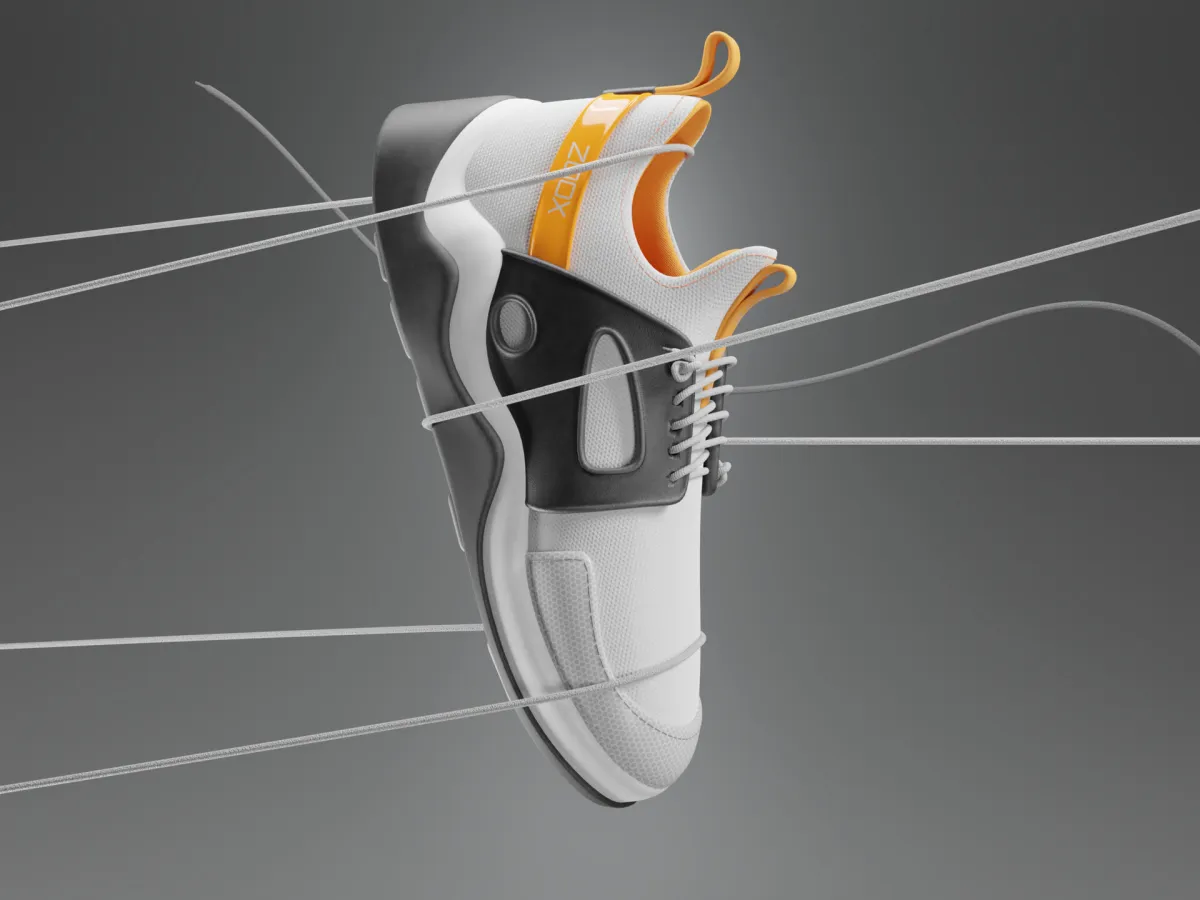 do realistic 3d rendering and 3d shoe modelling for 3d shoe animation and sneaker model