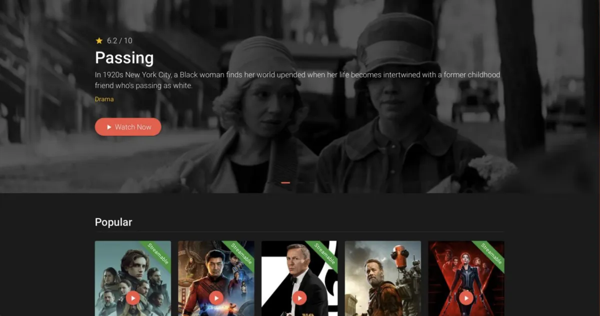 Develop a movie streaming software