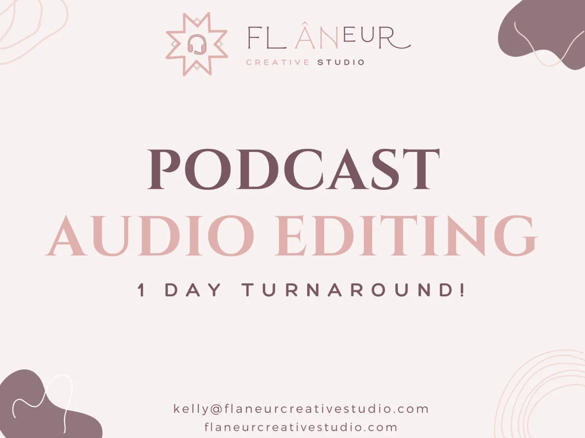 1-Day Audio Editing