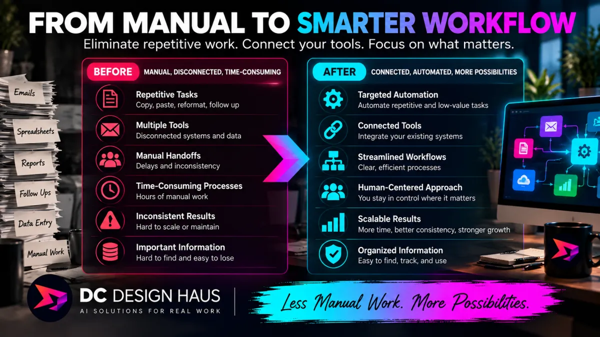 analyze your business workflow and create a practical AI strategy.