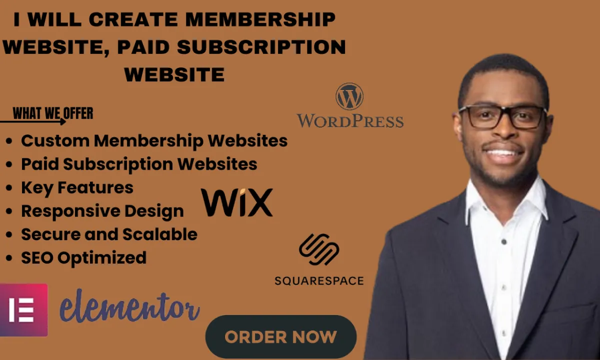 create membership website paid subscription website