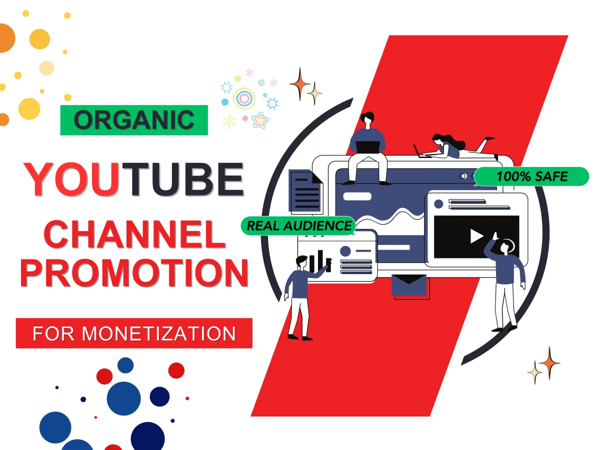 Promote and boost your channel to get 1000 permanent YouTube channel subscribers for monetization