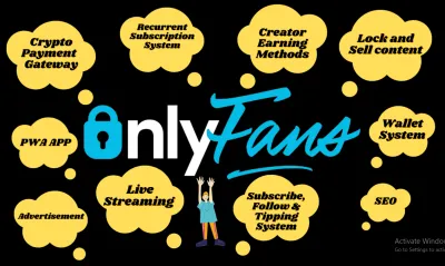 create onlyfans website clone with instagram story,tipping and live streaming