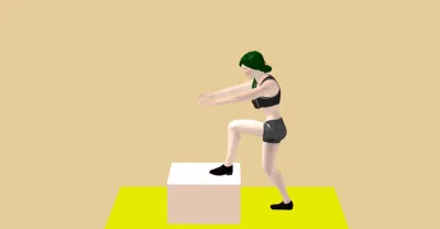 create 3d fitness animation, gym, exercise, workout video