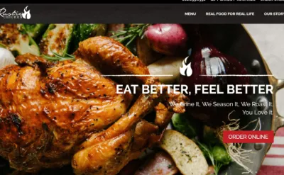 design restaurant website, food website and online ordering