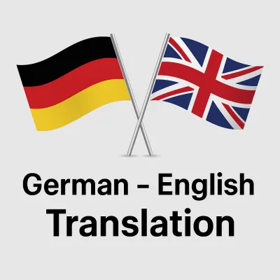 translate between German and English 