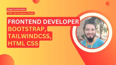 Design your website using html,css,Bootstrap,Tailwindcss