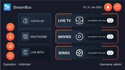 I will rebrand iptv, build iptv app, smart tv, vod app, live channel with admin panel