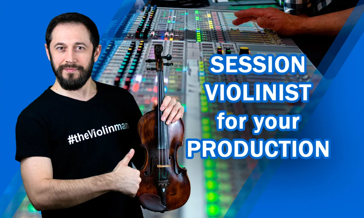 VIOLIN RECORDING READY FOR MIXING FROM CLASSICALLY TRAINED VIOLINIST