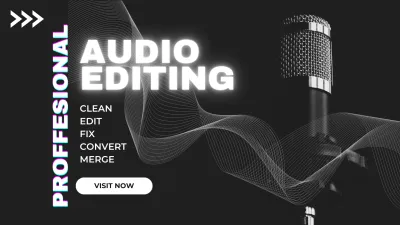 fixing, cleaning, and editing for crisp sound quality