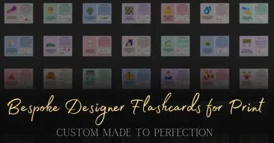 Create bespoke flashcards for Printing