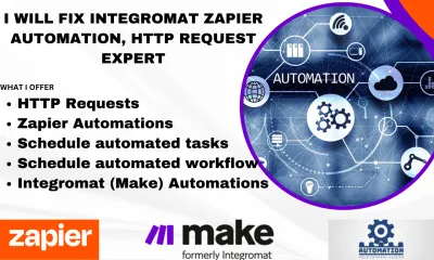 setup fix make con integromat zapier automation, http request expert