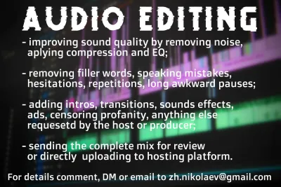 edit audio and podcasts