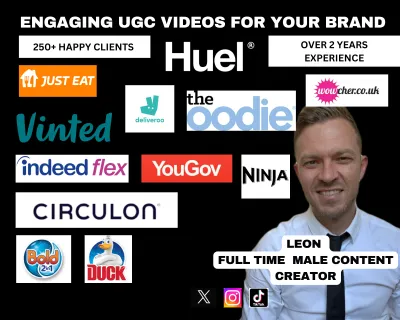create UGC for your TikTok and Social Media