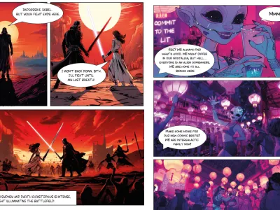 I will create comic book and custom illustration