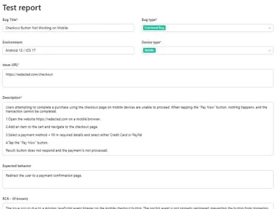 do Testing for your website