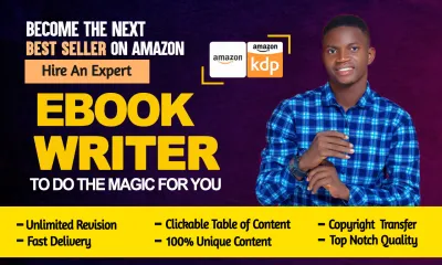 Write professional KDP book for you 