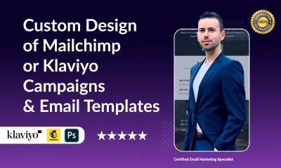 Create a Custom Mailchimp or Klaviyo Email Template Design