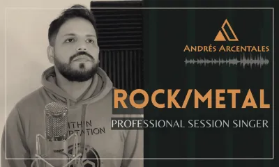 be your professional male rock metal singer, vocalist