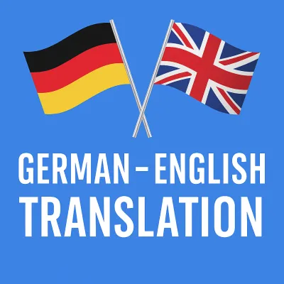 translate between German and English 