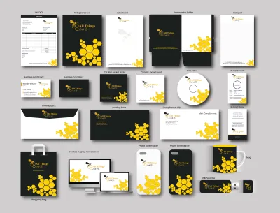 design professional business card, letterhead and stationery items
