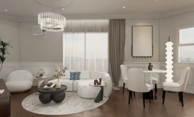 do cgi interior design or commercial design with 3d rendering