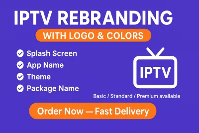Develop or rebrand IPTV apps like XCIPTV, Smarters IPTV & IBO Player