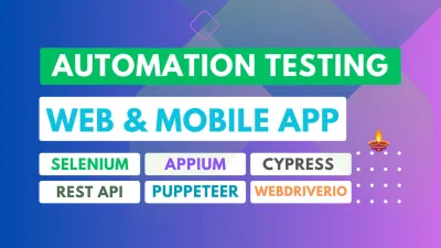 do automation testing selenium, appium, cypress, and API