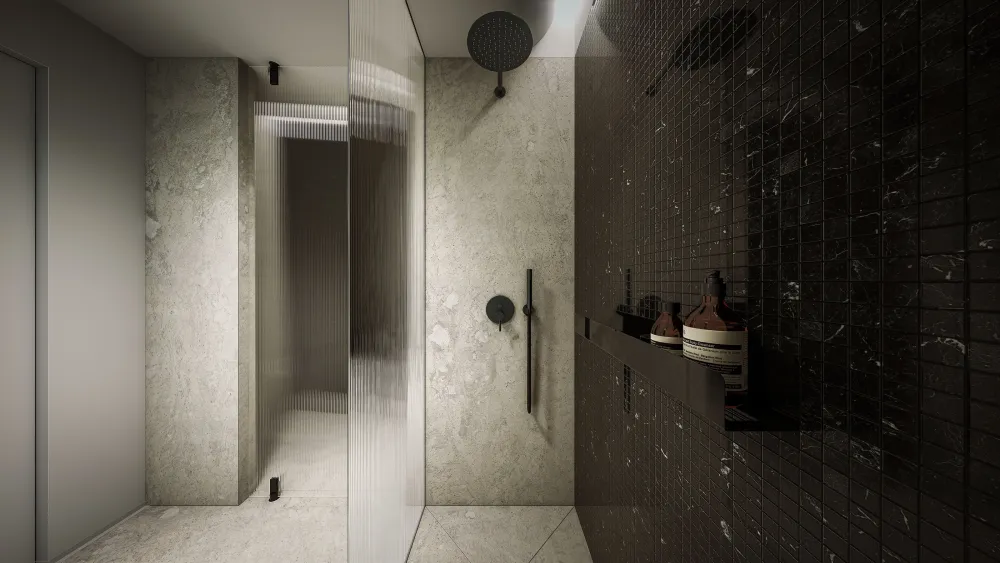 CM Bathroom - Interior Design Conceptualization & Rendering