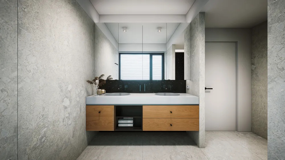 CM Bathroom - Interior Design Conceptualization & Rendering