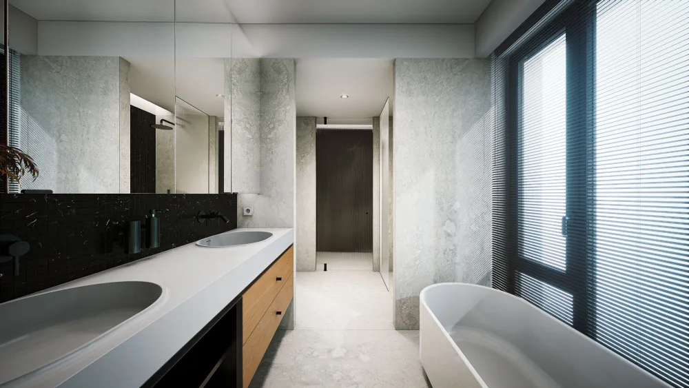 CM Bathroom - Interior Design Conceptualization & Rendering