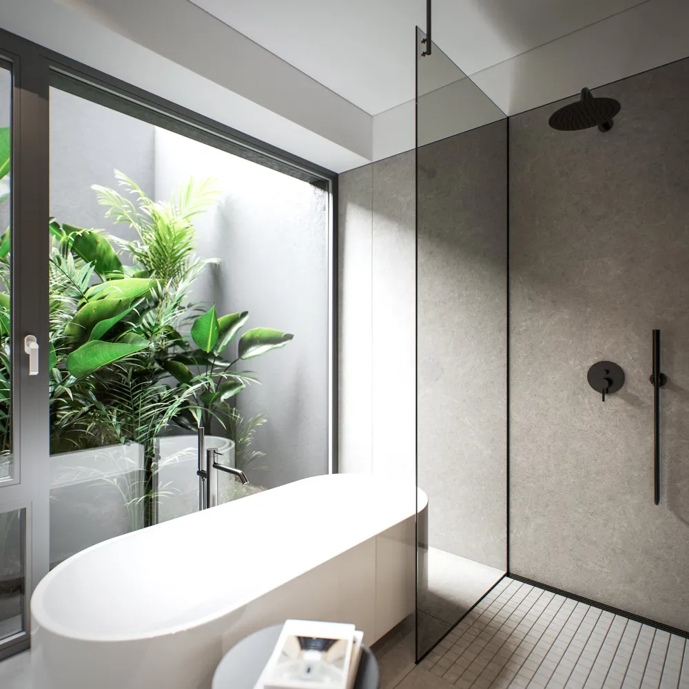 SG Bathroom - Interior Design Conceptualization & Rendering