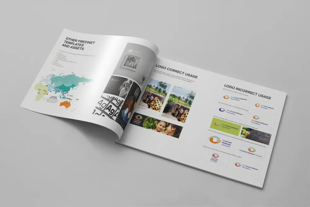 Fred Hallows Foundation brand style guide