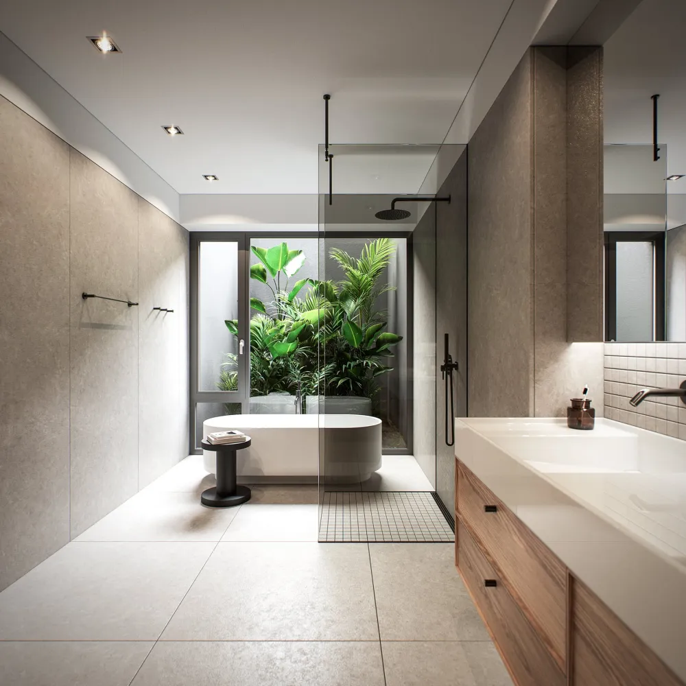 SG Bathroom - Interior Design Conceptualization & Rendering